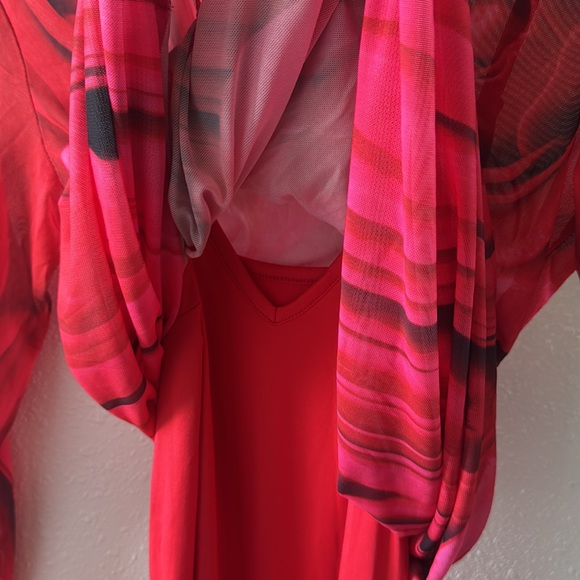 AFRM Organic Rose Long Sleeve Bodycon Dress - Picture 6 of 6